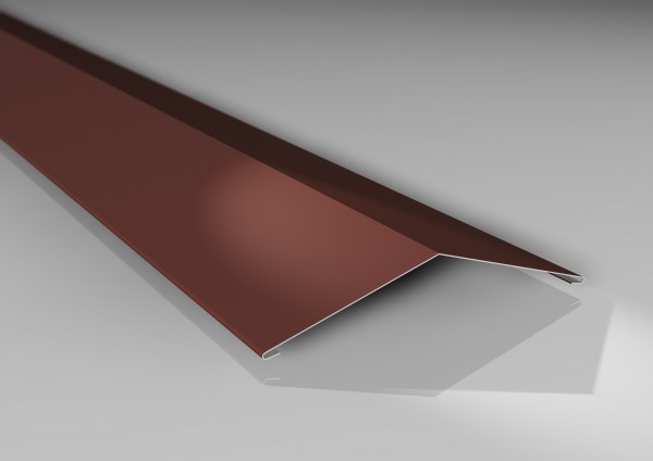 Firstblech, flach 150° | 198 x 198 mm | 25µm Polyester-Beschichtung