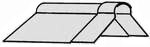 Flachfirsthauben, 2-tlg., Welle 5