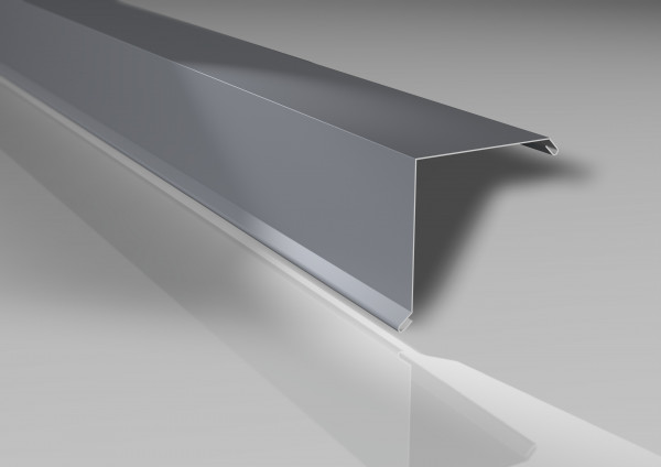 Alu-Ortgangwinkel Typ 6 | 130 x130 mm | 25 µm Polyester-Beschichtung