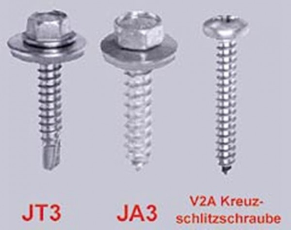 Edelstahlschrauben, 5,5 x 32 mm selbstbohrend