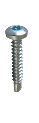 Edelstahlschrauben 4,2 x 25 mm mit BIT (für Stahl UK bis 3 mm)